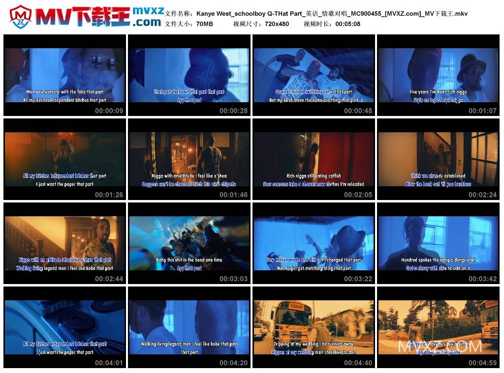 Kanye West_schoolboy Q-THat Part_英语_情歌对唱_MC900455